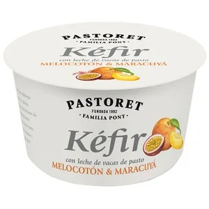 Pastoret Kéfir con Melocotón y Maracuyá Elaborado con Leche de Vacas de Pasto 170g. 170 G