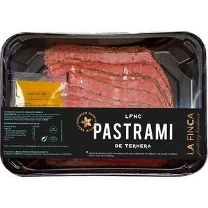 Pastrami de Vacuno Joven Dos Primaveras + Salsa Mostaza Miel 20 Gr la Finca