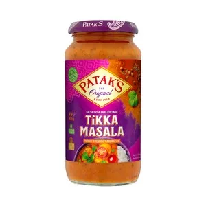 Patak"s Salsa de Tomate con Notas de Cilantro y Comino, Tikka Masala Patak´s 450 G.
