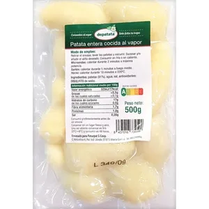 Patata Entera Cocida al Vapor Depatata