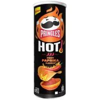 Patata Hot Fiery Paprika Pringles, Tubo 160 G