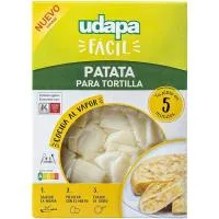 Patata para Tortilla Udapa Fácil, Bandeja 450 G