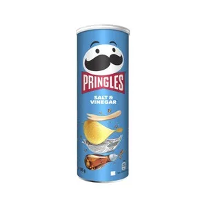 Patatas con Forma de Teja Sabor Sal y Vinagre Pringles 165 G.
