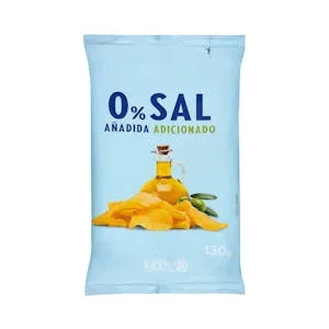 Patatas Fritas 0% Sal Añadida Hacendado 0.13 KG