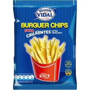 Patatas Fritas Burguer Extras Crujientes sin Gluten  Vicente Vidal 95 G
