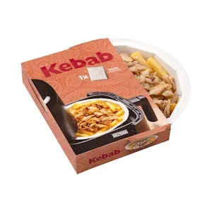 Patatas Fritas con Carne Kebab y Salsa Hacendado 0.37 KG