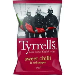 Patatas Fritas con Chile Dulce y Pimiento Rojo Tyrrell's