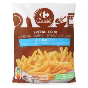 Patatas Fritas Corte Fino Especial Horno Carrefour Classic' 600 G.