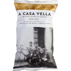 Patatas Fritas Elaboradas en Aceite de Oliva Virgen Extra sin Sal a Casa Vella