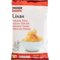 Patatas Fritas Lisas Eroski Basic, Bolsa 150 G
