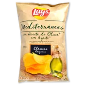 Lay's Artesanas Patatas Fritas Artesanas en Aceite de Oliva en Bolsa 140 Gr.
