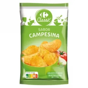 Patatas Fritas Sabor Campesina Classic Carrefour 150 G.