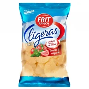 Patatas Fritas Sabor Tomate y Orégano Light Frit Ravich 115 G.