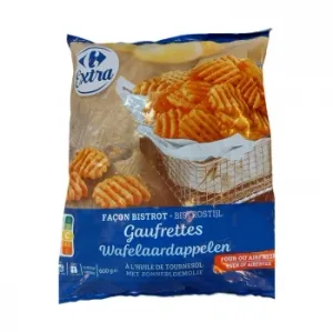 Patatas Gofre Carrefour Extra 600 G.