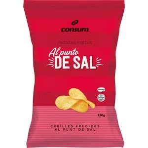 Patatas Lisas Bolsa 150 Gr