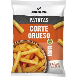 Patatas Prefritas Corte Grueso 1 Kg