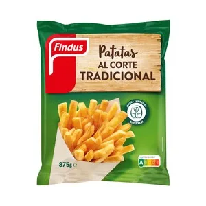 Findus Patatas Prefritas Ultracongelads Corte Tradicional, Aptas para Airfryer 875 G.