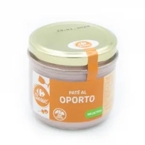 Paté al Oporto Classic Carrefour sin Gluten y sin Lactosa 160 G.