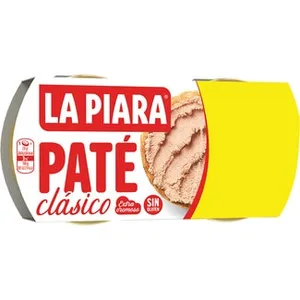Paté Clásico Extra Cremoso sin Gluten Pack 2 la Piara