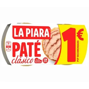 LA Piara Paté Clásico 2 X 75 Gr. 150 G