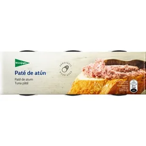 Paté de Atún Pack 3  el Corte Ingles 78 G