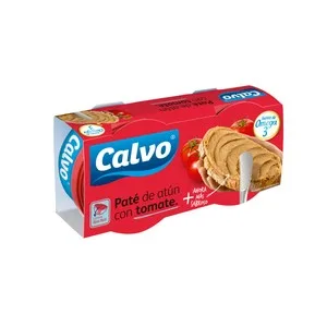 Calvo Paté de Atún con Tomate Calvo Lata de 75 G. Pack de 2 Ud. 150 G