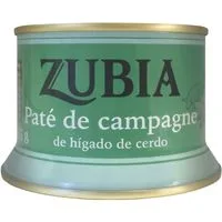 Paté de Campagne Zubia, Lata 135 G
