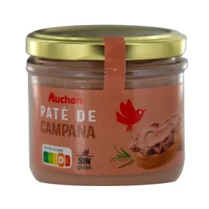 Producto Alcampo Paté de Hígado de Cerdo de Campaña Tarro de 160 G.
