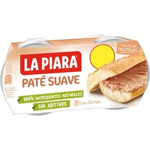 Paté de Hígado de Cerdo Suave sin Gluten Pack 2 la Piara