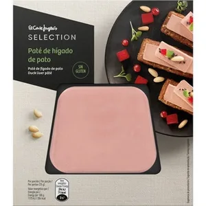 Paté de Higado de Pato sin Gluten el Corte Ingles Selection 90 G