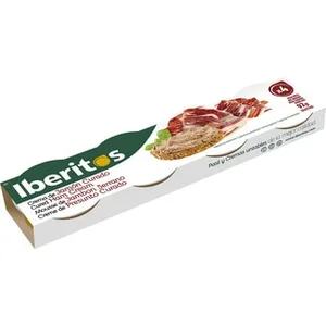 Paté de Jamón Curado 4 Pack Iberitos