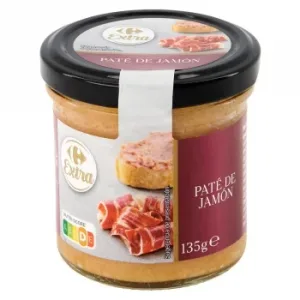 Paté de Jamón Extra Carrefour 135 G.