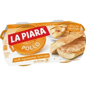 Paté de Pollo sin Gluten Pack 2 la Piara