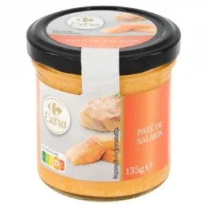 Paté de Salmón Extra Carrefour 135 G.