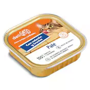 Paté para Gato con Salmón y Trucha Deligato de Dia Tarrina 100 G