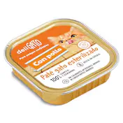 Paté para Gato Esterilizado con Pollo Deligato de Dia Tarrina 100 G