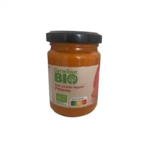 Paté Untable Vegetal de Pimiento Ecológico Carrefour Bio 145 G.