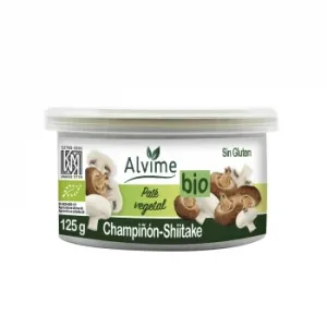 Paté Vegetal de Champiñón y Shiitake Ecológico Alvime sin Gluten 125 G.