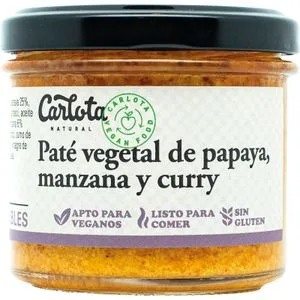 Paté Vegetal de Papaya Manzana y Curry 110 Gr
