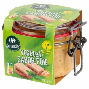 Paté Vegetal Sabot Foie Sensation Carrefour sin Gluten 150 G.