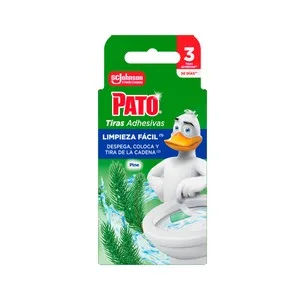 Pato Tiras Adhesivas para WC Pino 3 Und 3 UD