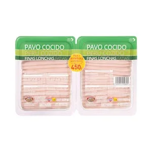 Pavo Cocido Hacendado Finas Lonchas 0.4 KG