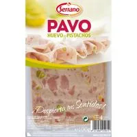 Pavo con Pistachos-huevo Serrano, sobre 90 G