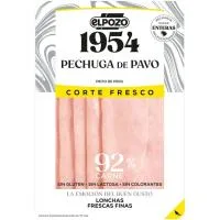 Pechuga de Pavo Corte Fresco 1954 el Pozo, Bandeja 120 G