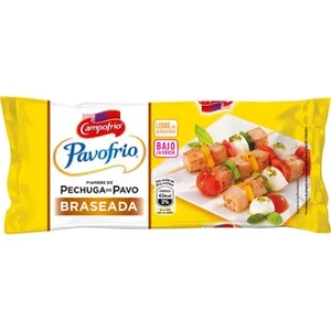 Pavofrío Pechuga de Pavo Braseada Mini bajo en Grasa sin Gluten sin Lactosa Campofrio