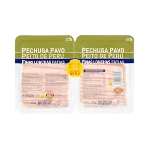 Pechuga de Pavo Hacendado Finas Lonchas 0.4 KG