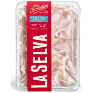 Pechuga de Pavo Cocida Corte Charcutero la Selva sin Gluten y sin Lactosa 90 G