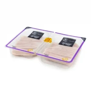 Pechuga de Pavo en Finas Lonchas Carrefour el Mercado sin Gluten 2x200 G