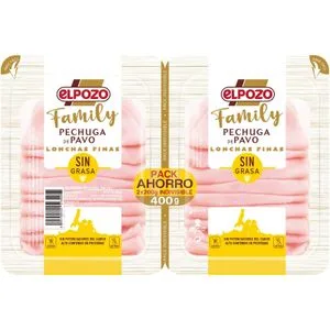 Pechuga de Pavo Family 2 X 200 Gr