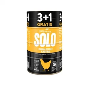 Pechuga de Pollo al Natural Solo Pack de 3 Latas de 96 G.